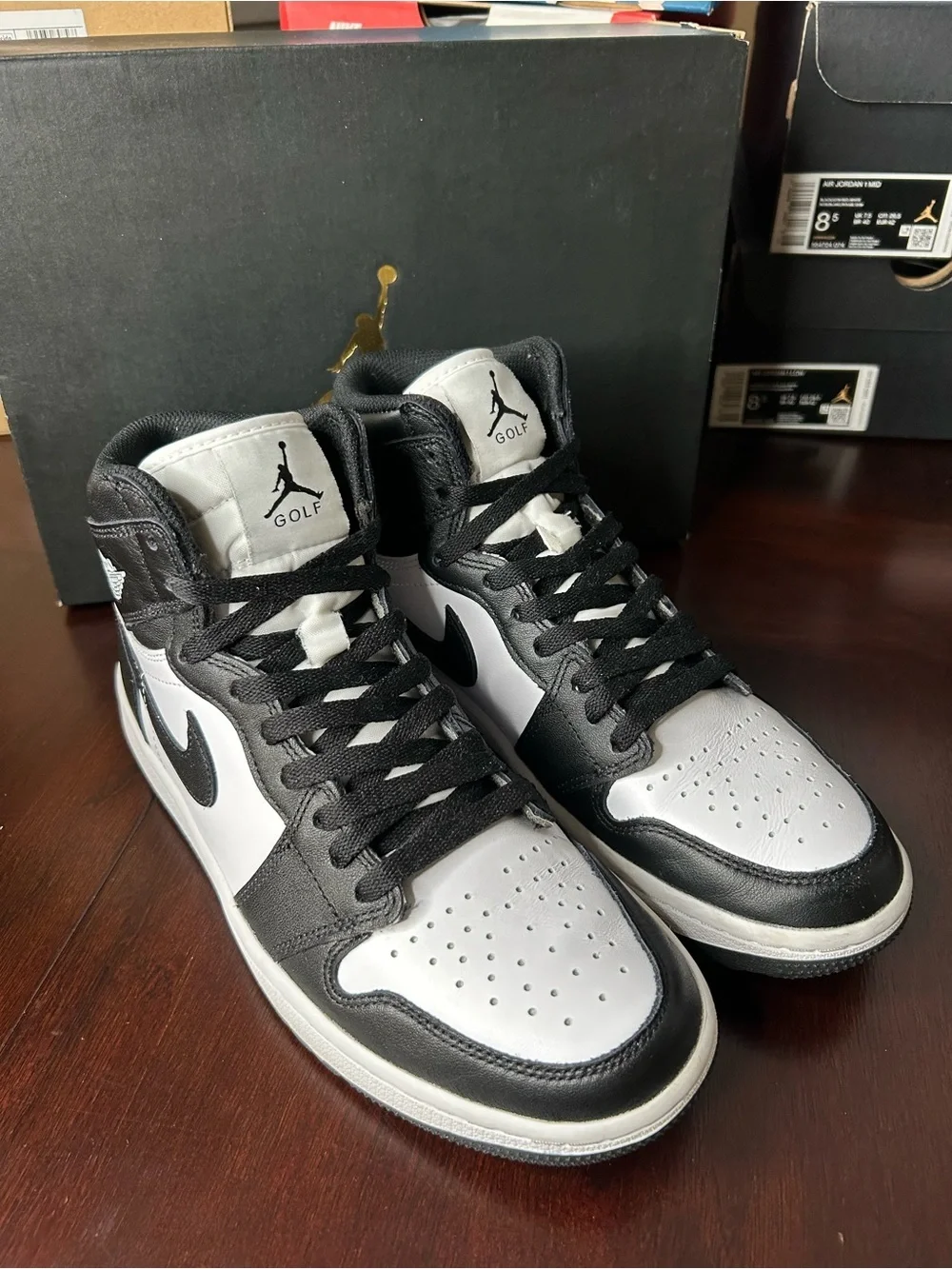 Nike Air Jordan 1 Retro High Golf in Black White (8M / 9.5W)